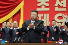 The Ninth Congress of the Workers' Party of Korea (WPK), the ruling party of the Democratic People's Republic of Korea has elected Kim Jong Un as the party's general secretary, the official Korean Central News Agency (KCNA) reported on Feb. 23, 2026. (KCNA/Handout via Xinhua)
