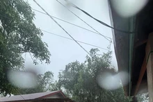 This photo taken on Nov. 25, 2025 and released by Indonesia's National Search And Rescue Agency (Basarnas) shows rescue team evacuating stranded villagers with a rubber boat as heavy rain hits North Sumatra, Indonesia. 13 people have died after floods and landslides struck seven regencies and cities in Indonesia's North Sumatra province, the Provincial Disaster Management Agency (BPBD) said Wednesday.