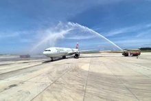 Flight RA73850 landed safely at Cam Ranh International Airport.