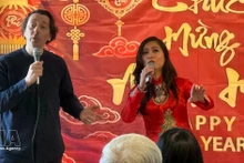 An art performance at the event (Photo: VNA)