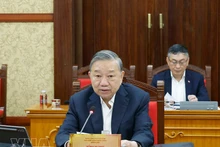 Party General Secretary To Lam addresses the meeting. (Photo: VNA)