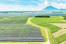 The Dau Tieng solar power plant in Tay Ninh Province. (Photo: MINH PHUONG)
