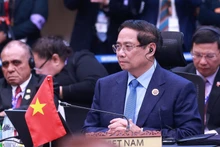 Prime Minister Pham Minh Chinh at the 15th ASEAN – UN Summit in Kuala Lumpur on October 27 (Photo: VNA)