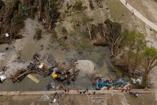 Flood damage in Kerr County, Texas, on 5 July 2025. (Photo: The Texas Tribune)