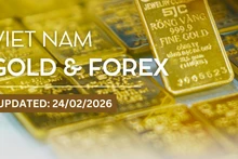 Infographic: Gold bars edge closer to 185 million VND per tael on February 24 