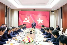 Party General Secretary To Lam speaks at the meeting with Vietnamese ambassadors and heads of representative missions abroad (Photo: VNA)