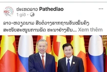 An article on Pathet Lao (Photo: VNA)