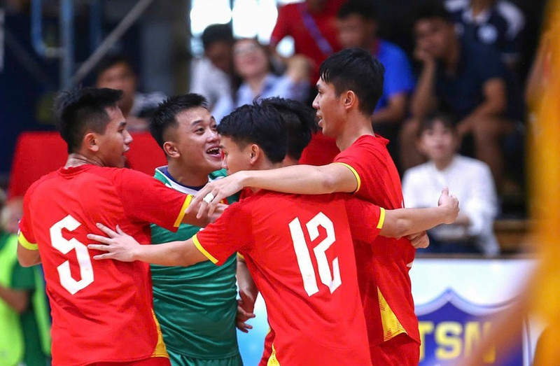 Viet Nam's national futsal team will gather in Ho Chi Minh City on August 18 before travelling to Kuwait for training from September 9 to 14. (Photo: VFF)