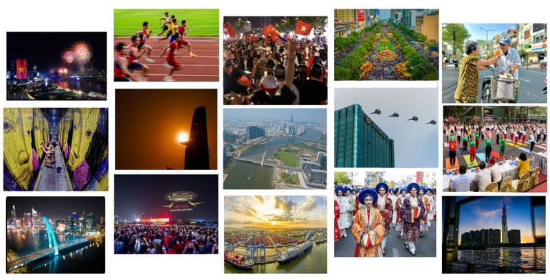 Entries submitted to the first ‘Ho Chi Minh City – New Colours’ photo contest (Photo: plo.vn)