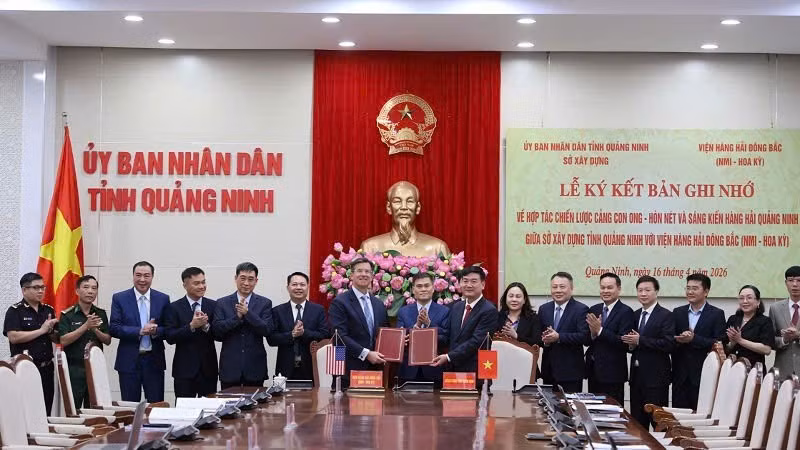 Delegates at the signing ceremony