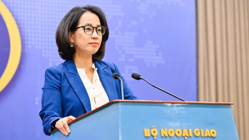 Spokesperson of the Ministry of Foreign Affairs Pham Thu Hang (Photo: MOFA)
