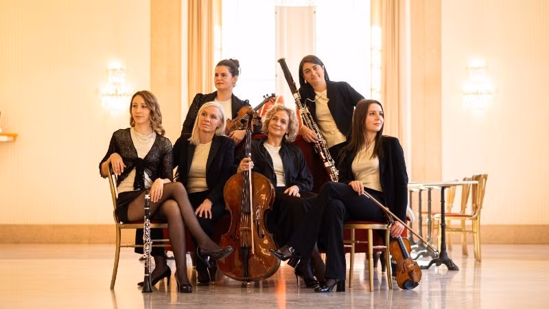 Members of La Philharmonica chamber ensemble (Photo: Ho Guom Opera House)