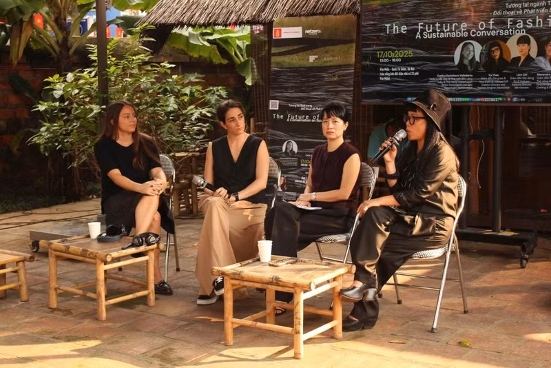 Speakers at the event (Photo: MINH PHUONG)