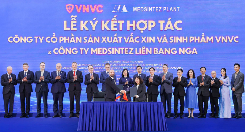 At the signing ceremony 
