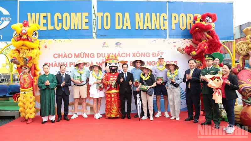 Da Nang City welcomed its first 1,000 cruise passengers of the Lunar New Year 2026 on February 19, the third day of the first lunar month.