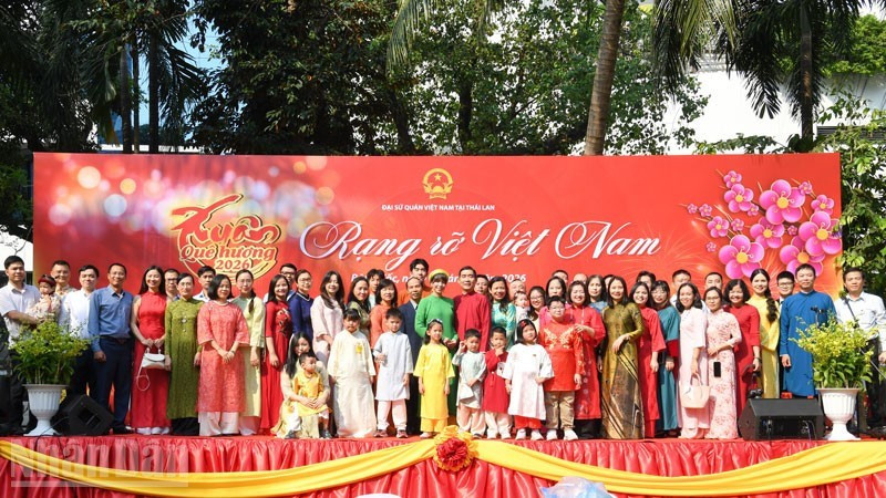 Participants at a programme organised by the Embassy of Viet Nam in Thailand to welcome Lunar New Year 2026