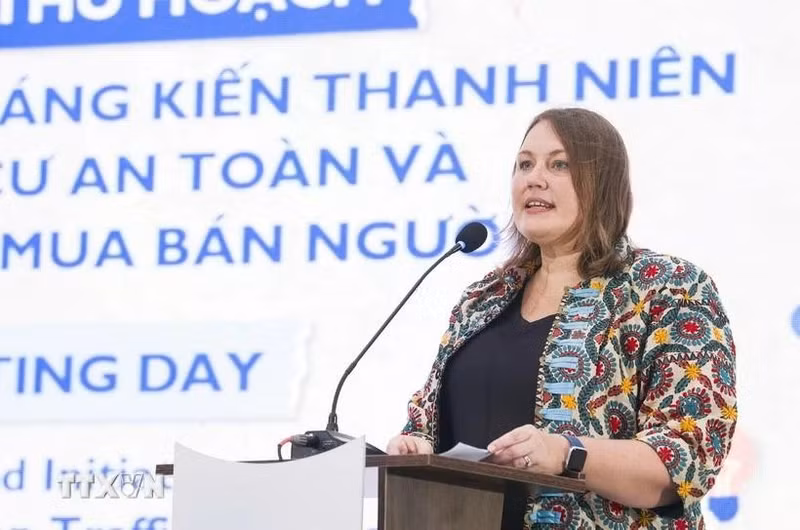 Kendra Rinas, IOM Viet Nam Chief of Mission (Photo published by VNA)