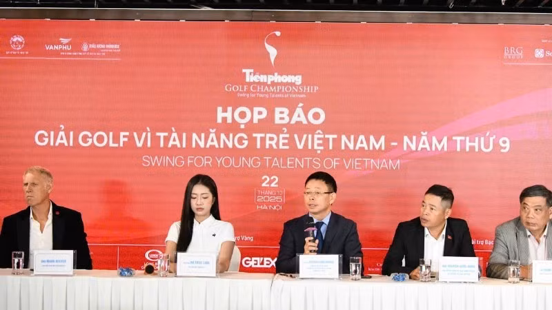 At the press conference 