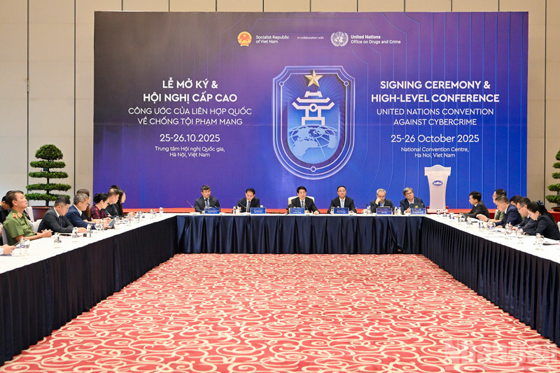 State leader inspects rehearsal for UN Convention against Cybercrime signing ceremony (Photo: NDO)