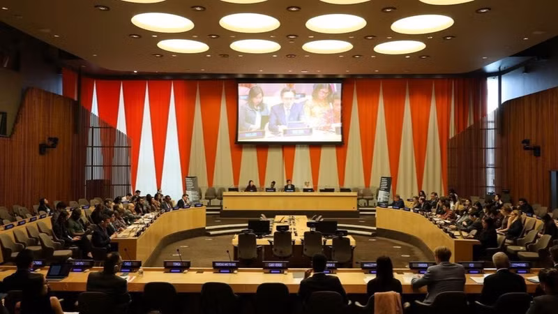 The UN Group of Friends for Combating Technology-facilitated Trafficking in Persons, makes its debut at a ceremony in New York on June 12 (Photo: VNA)