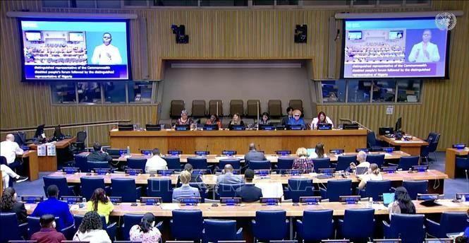 The 18th session of the Conference of States Parties to the Convention on the Rights of Persons with Disabilities (COSP18) is held from June 10-12 at the UN headquarters in New York. (Photo: VNA)