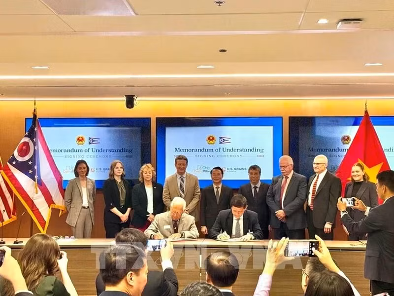 Vietnamese, US firms sign MoUs (Photo: VNA)