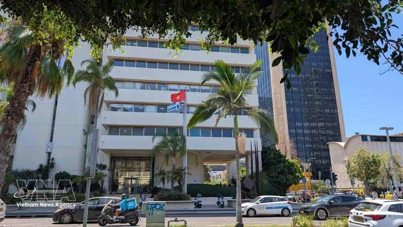 The Vietnamese Embassy in Israel is located within the Beit Amot building on Sha’ul Hamelech street, Tel Aviv. (Photo: VNA)