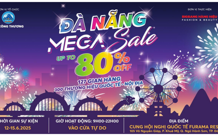 More than 300 brands to join Mega Sale Da Nang 2025