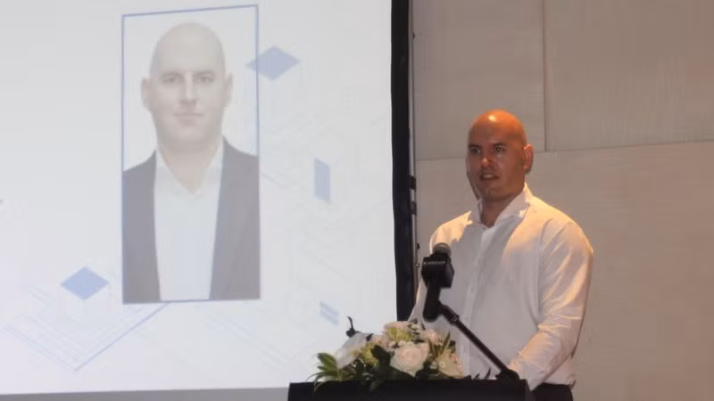 Sivert Skarn, Vice Chairman of NordCham Viet Nam, speaks at the business seminar on upgrading Viet Nam’s industrial sector through Nordic expertise and partnership held in Ho Chi Minh City on June 3, 2026. (Photo: VNA)