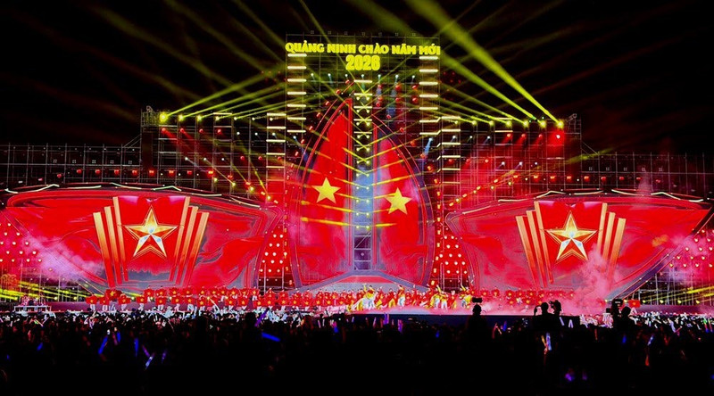 A performance at Quang Ninh Countdown Festival 2026 (Photo: baovanhoa.vn)