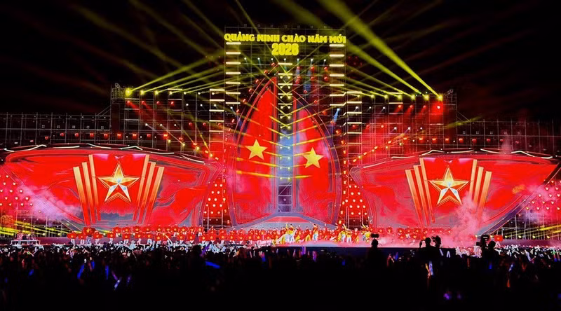 A performance at Quang Ninh Countdown Festival 2026 (Photo: baovanhoa.vn)
