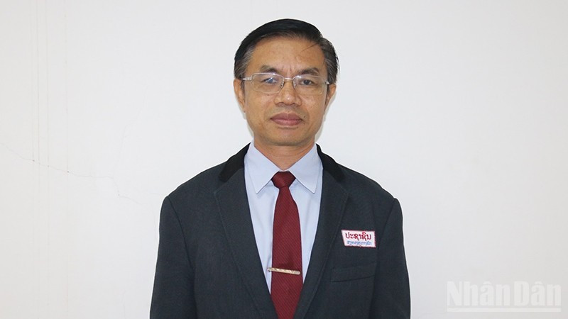 Acting Editor-in-Chief of Laos' Pasaxon Newspaper Syvanh Homxaiyaded