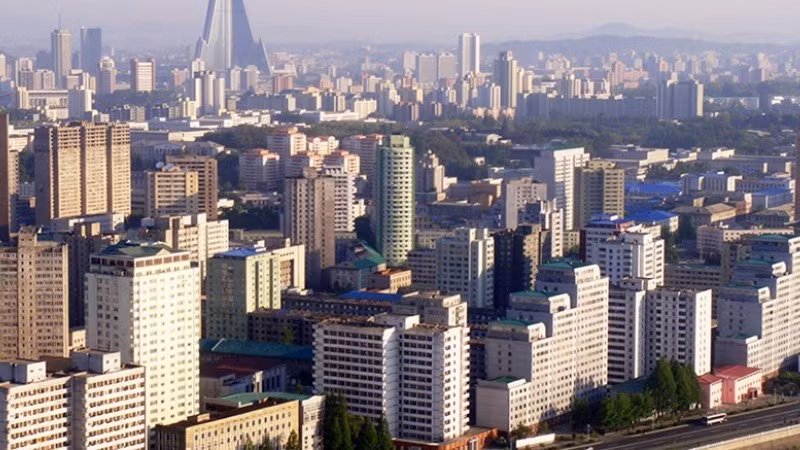 A corner of Pyongyang.