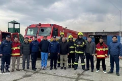 A working delegation from the Fire Prevention, Fighting and Rescue Police Department under the Ministry of Public Security pays a visit to Bratislava from March 9–12. (Photo: VNA)