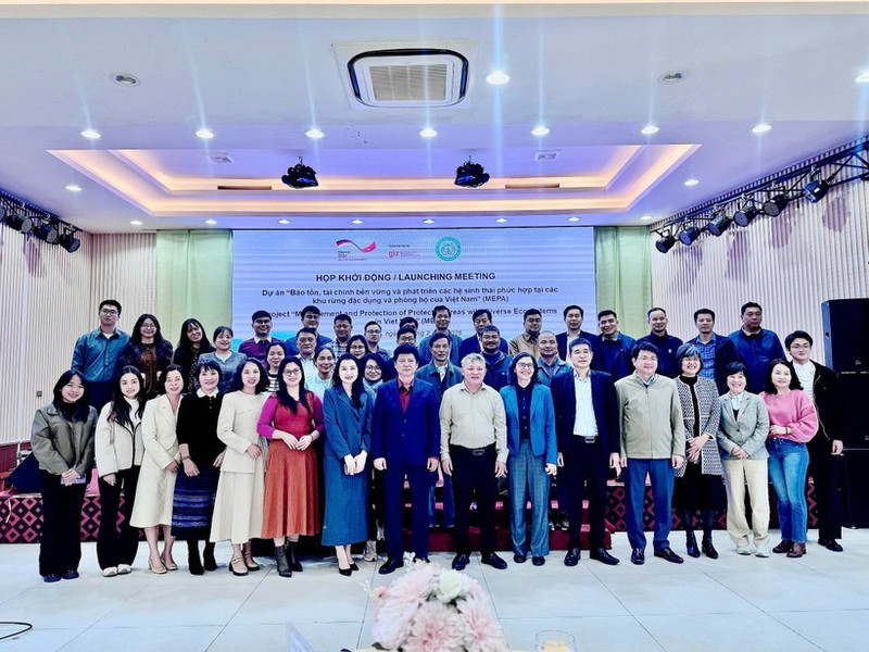 Kick-off meeting for the project on conservation, sustainable finance and development of complex ecosystems in Viet Nam’s special-use and protection forests.