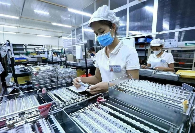 At an FDI company in Ho Chi Minh City. (Photo: VNA)