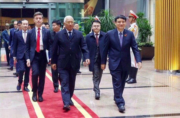 President of the European Council (EC) António Costa arrives in Ha Noi on January 28 evening, beginning his two-day official visit to Viet Nam at the invitation of State President Luong Cuong. (Photo: VNA)