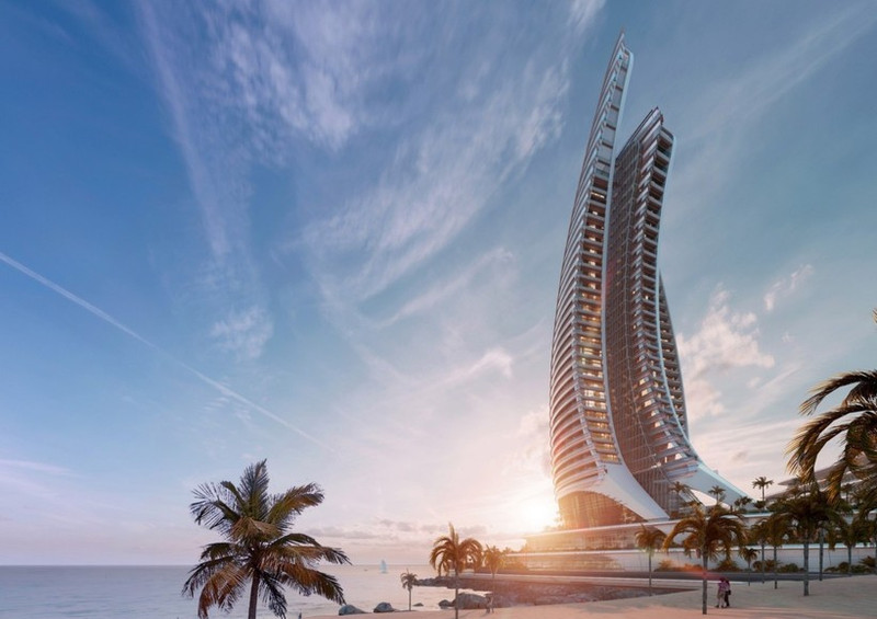 A graphic image of Aspira Tower, expected to be opened in Thom Island of Phu Quoc in 2027. (Source: vneconomy.vn)