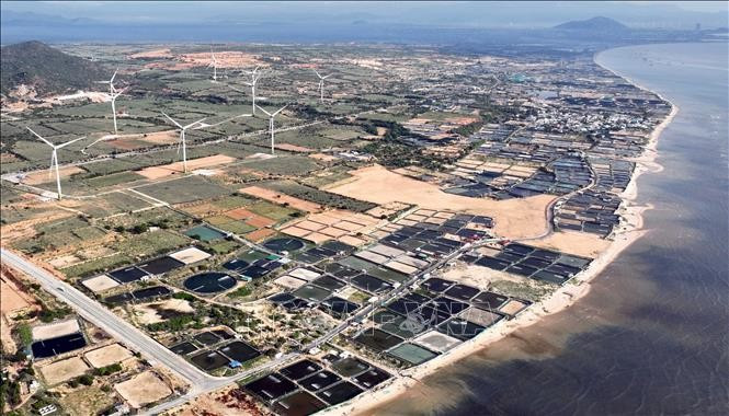 A view of the site where the Ninh Thuan 1 Nuclear Power Plant is located in Phuoc Dinh commune (Khanh Hoa province). (Illustrative photo: VNA)