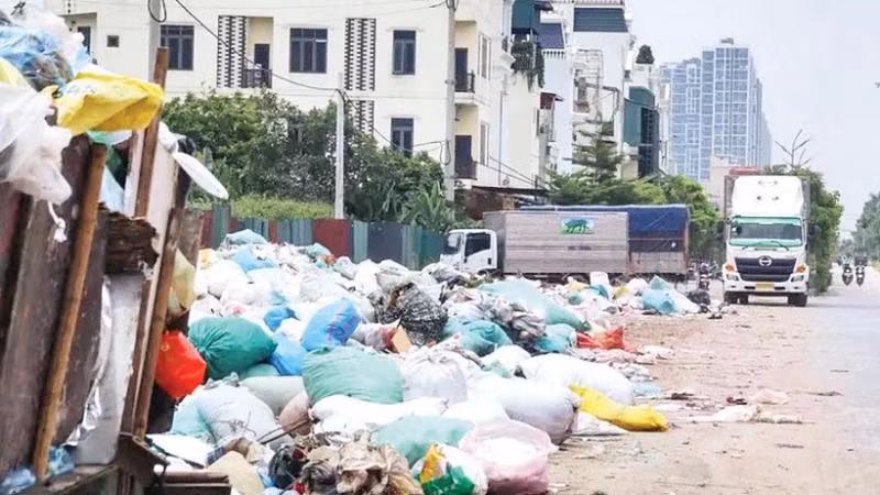 In 2025, the amount of municipal solid waste generated in Viet Nam is about 70 thousand tonnes per day, mainly from urban areas. Illustrative photo.