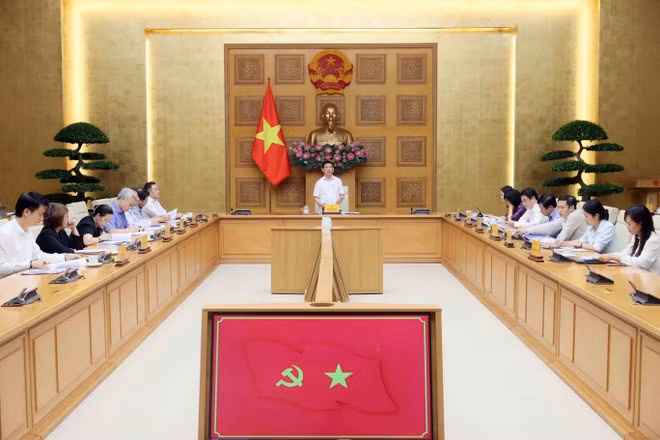 An overview of the meeting of the National Anti-Money Laundering Steering Committee on October 15 (Photo: VNA)