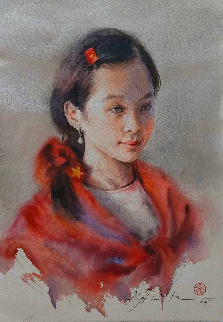 One of the artworks loved by viewers.