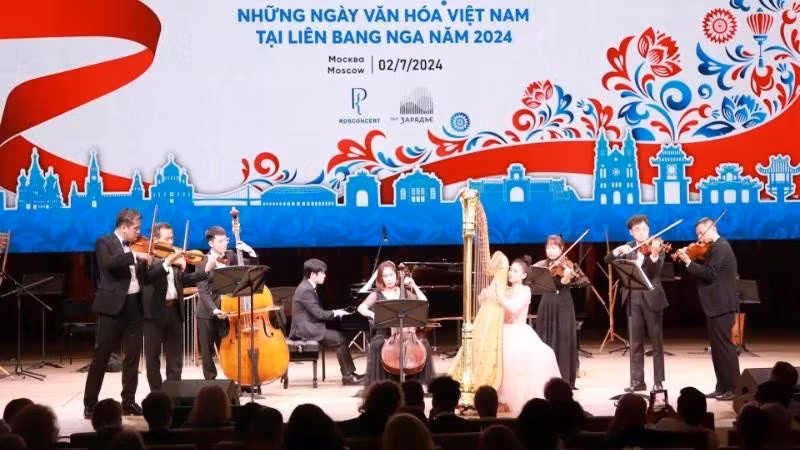 Opening ceremony of the Viet Nam Cultural Days in the Russian Federation in 2024. (Photo: Ministry of Culture, Sports and Tourism)