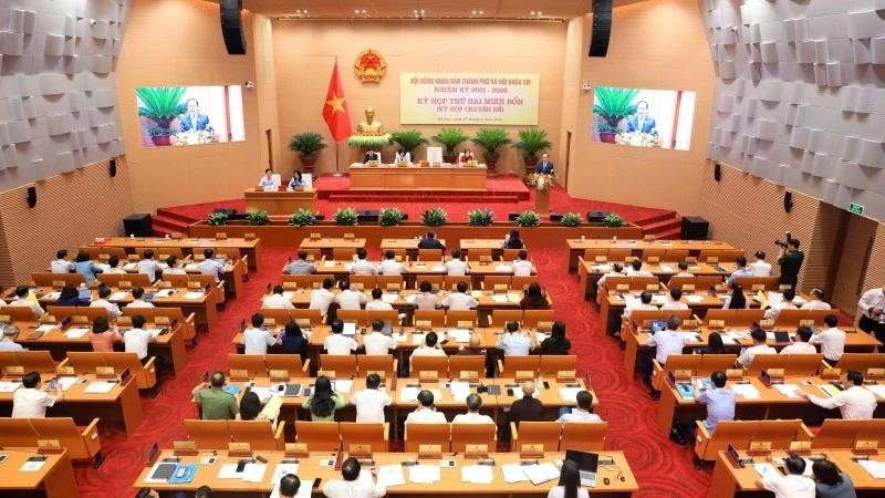 The 24th session of the Ha Noi People’s Council, term XVI (2021–2026).