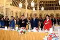 The Vietnamse, RoK leaders and their spouses at the banquet (Photo: NDO)