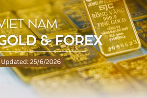 Infographic: Domestic gold prices fall sharply in line with global decline on June 25