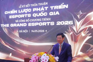 Deputy Minister of Culture, Sports and Tourism Ho An Phong speaks at the event (Photo courtesy of organisers)