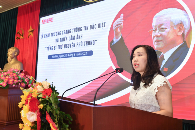 Deputy Minister of Foreign Affairs Le Thi Thu Hang speaks at the launch ceremony. Deputy Minister of Foreign Affairs Le Thi Thu Hang speaks at the launch ceremony.