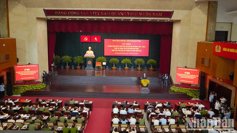 A view of the ceremony. A view of the ceremony.