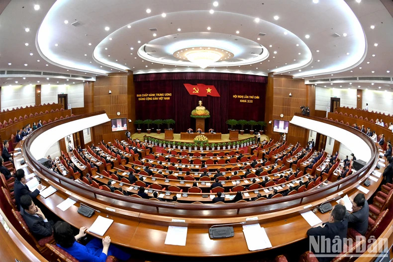 An overview of the ninth session of the 13th Party Central Committee (Photo: NDO) An overview of the ninth session of the 13th Party Central Committee (Photo: NDO)